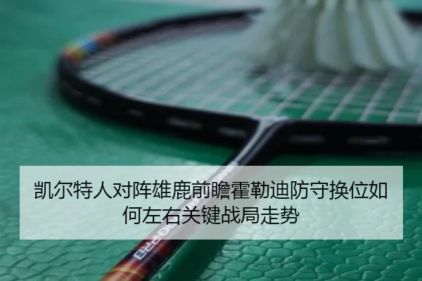 凯尔特人对阵雄鹿前瞻霍勒迪防守换位如何左右关键战局走势（BET Official）